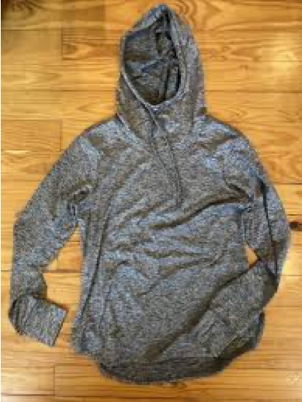 Reebok Gray Heather Lightweight Hoodie